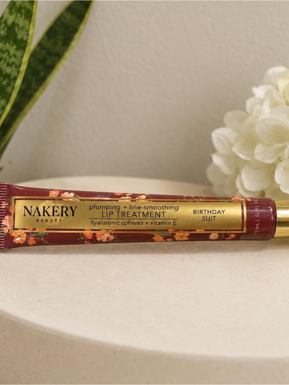 Nakery Beauty Birthday Suit Plumping Lip Treatment - Pink Tint